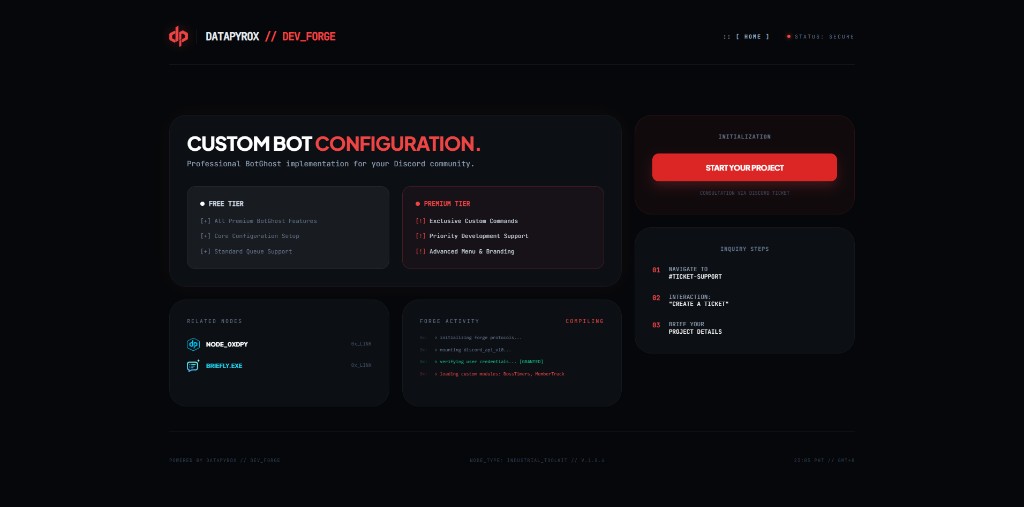 Datapyrox Dev Forge